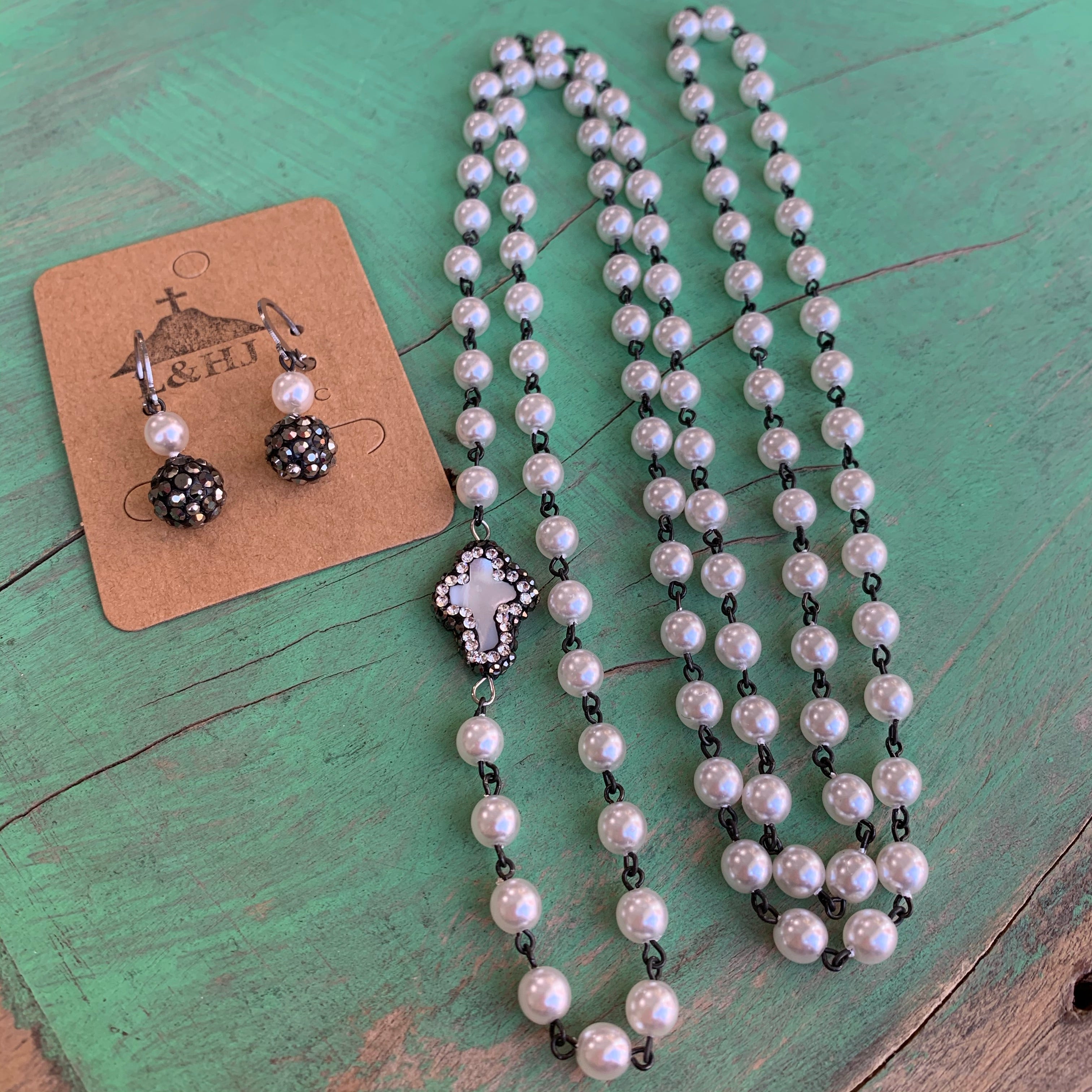 Delilah Necklace and Earrings