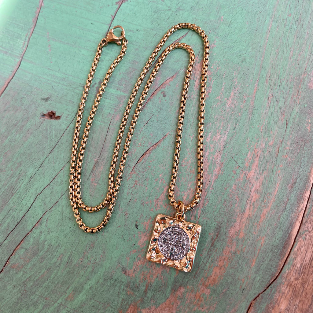 Two Toned Square St Benedict Set