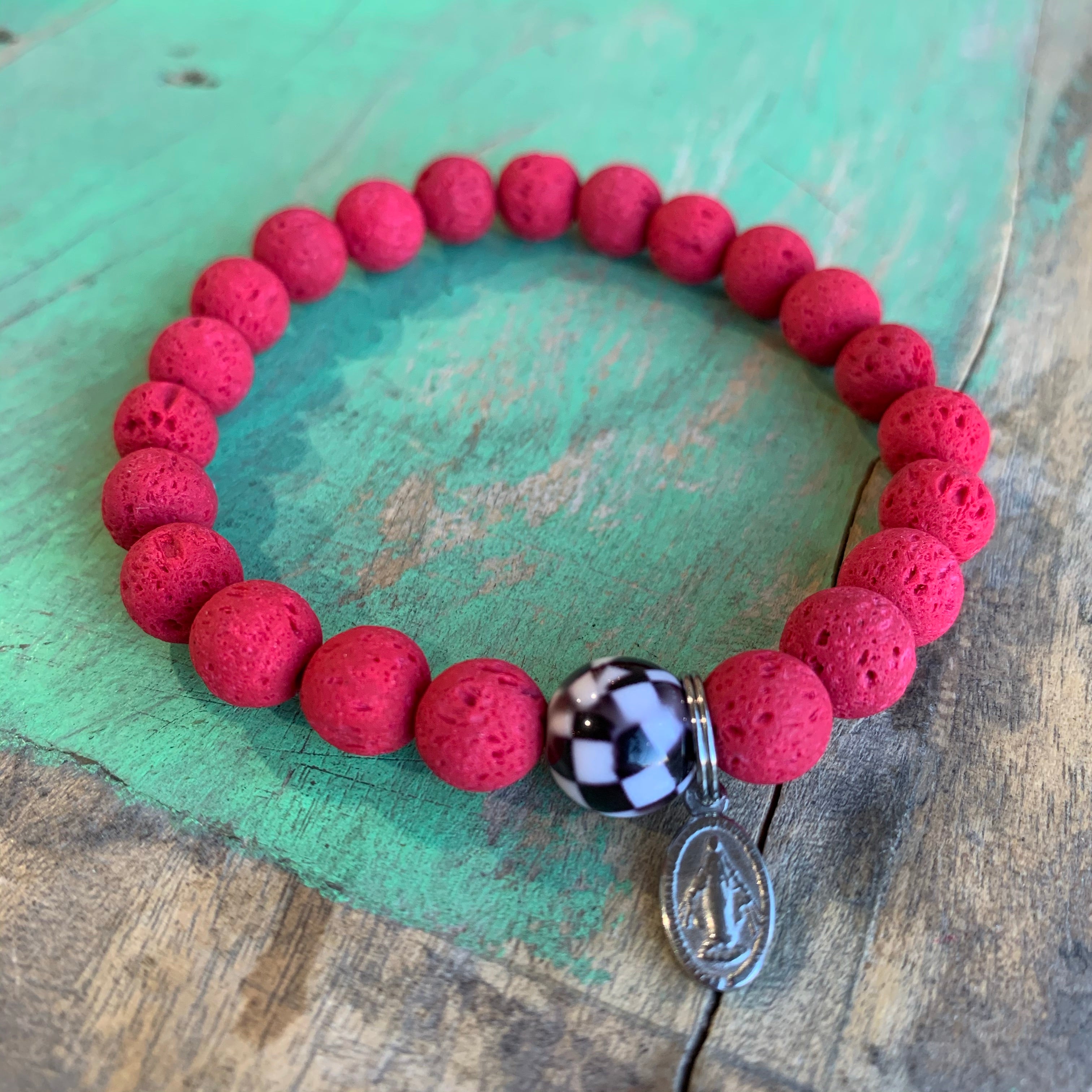 Mackenzie Inspired Red Lava Bracelet