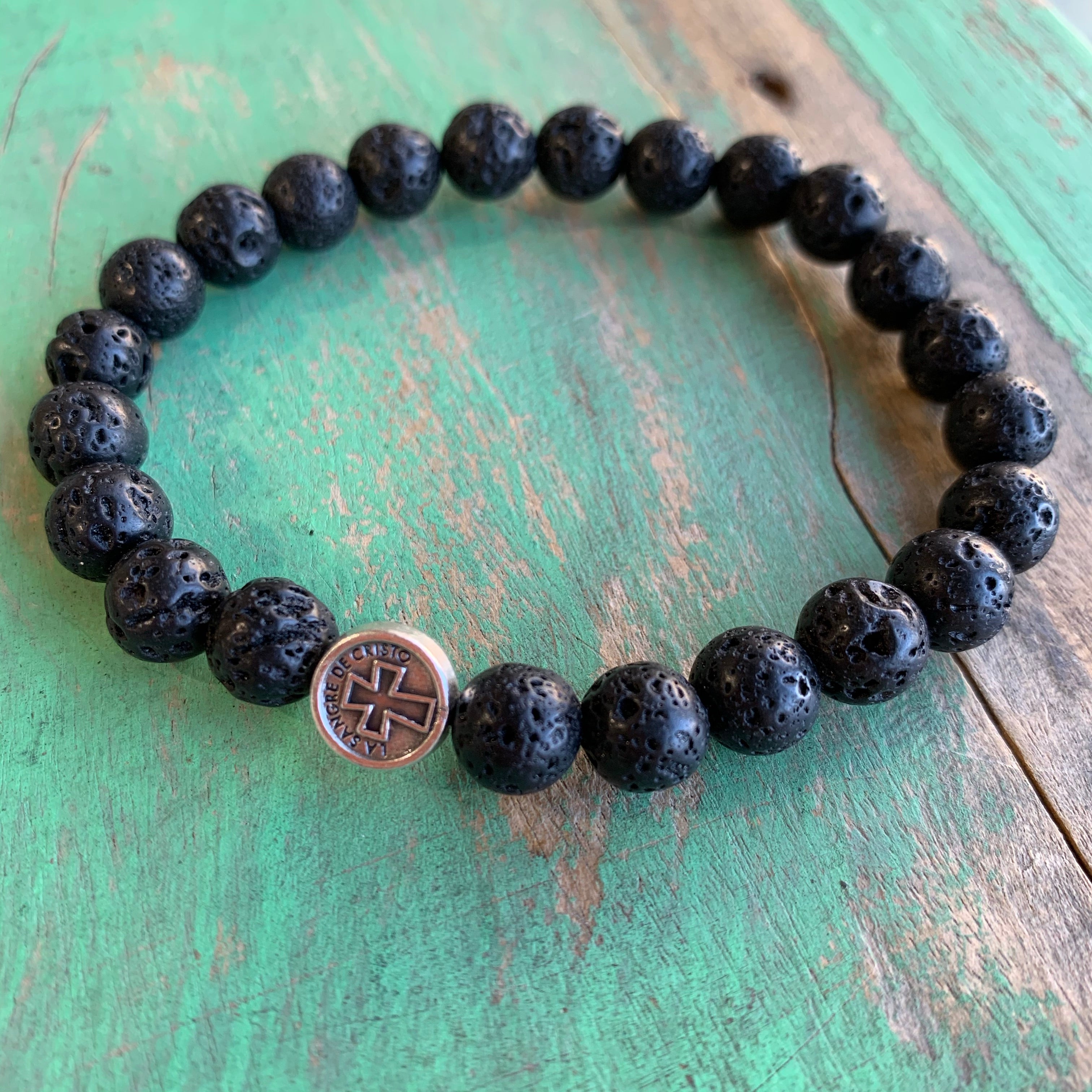 La Sangre De Cristo Lava Bracelet