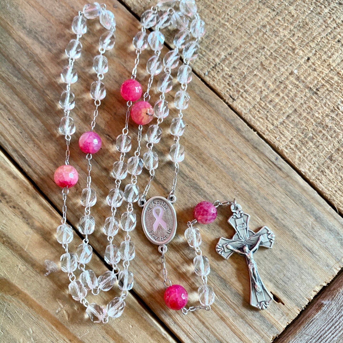 St Agatha Breast Cancer Awareness Rosary