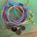 Six Cord Cross Bracelet