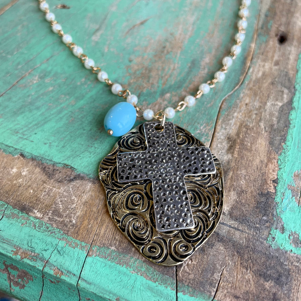 Sarah Necklace and Earrings