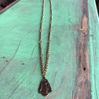 Long Gold Faith Necklace