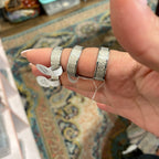 Stainless Steel Ave Maria Ring