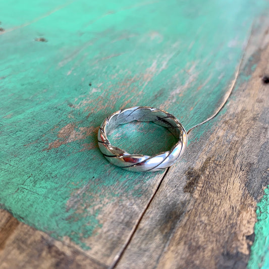 Sterling Silver Weaved Ring