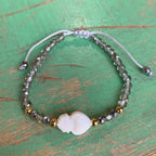 Ceramic Sacred Heart Adjustable Bracelet