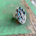 Sterling Silver Holy Spirit Cross Turquoise Rings and Pendants
