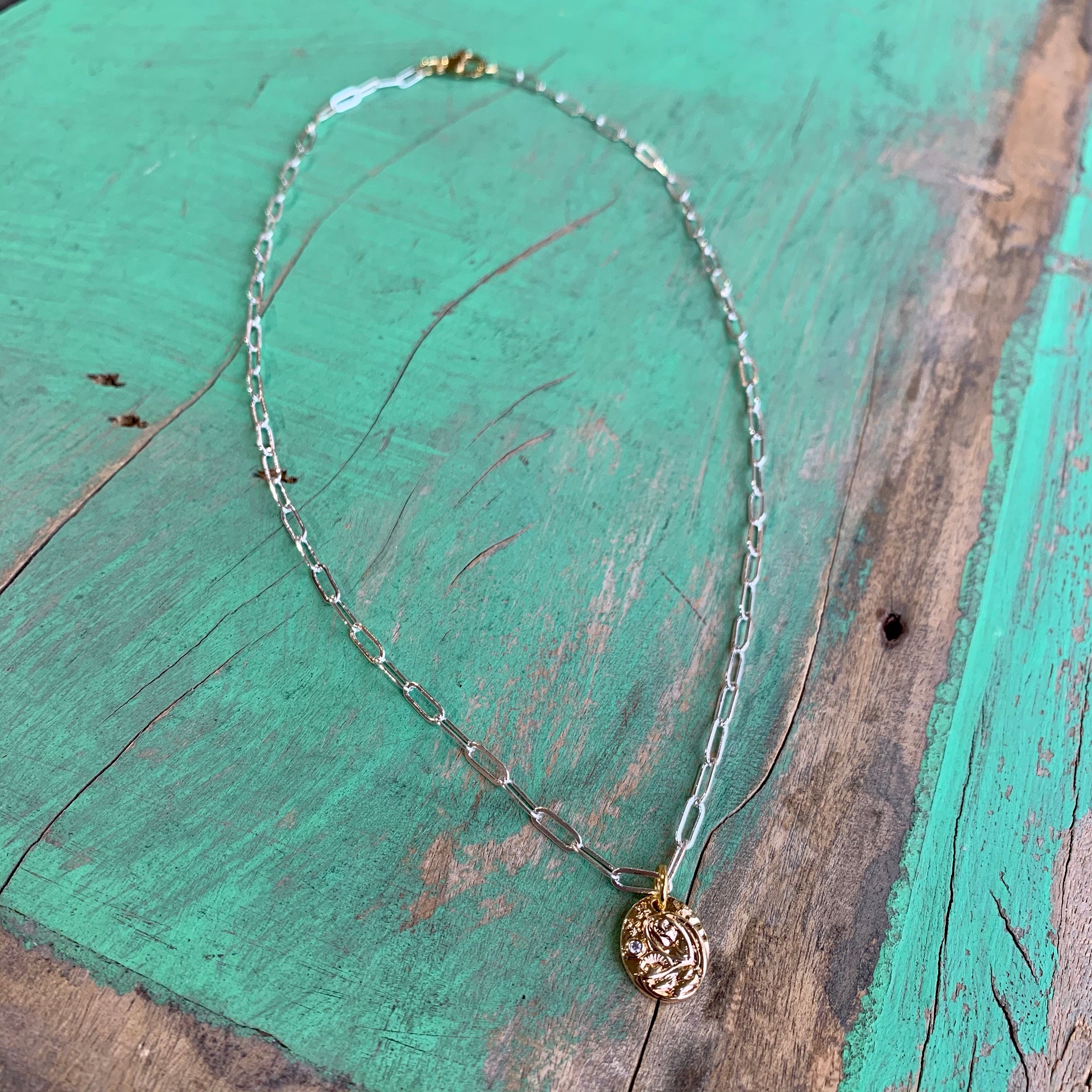 Madonna and Child Chain Necklace