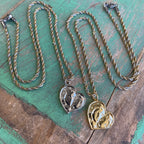 Madonna and Child Two Tone Rope Chain