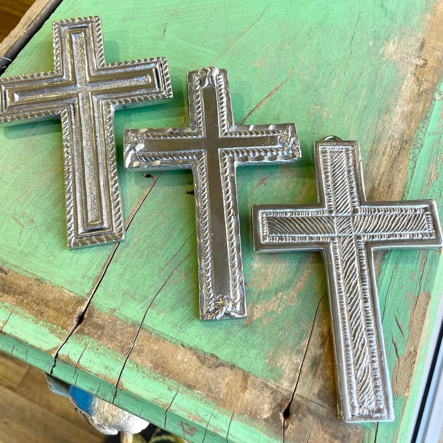 Simple Pewter Cross