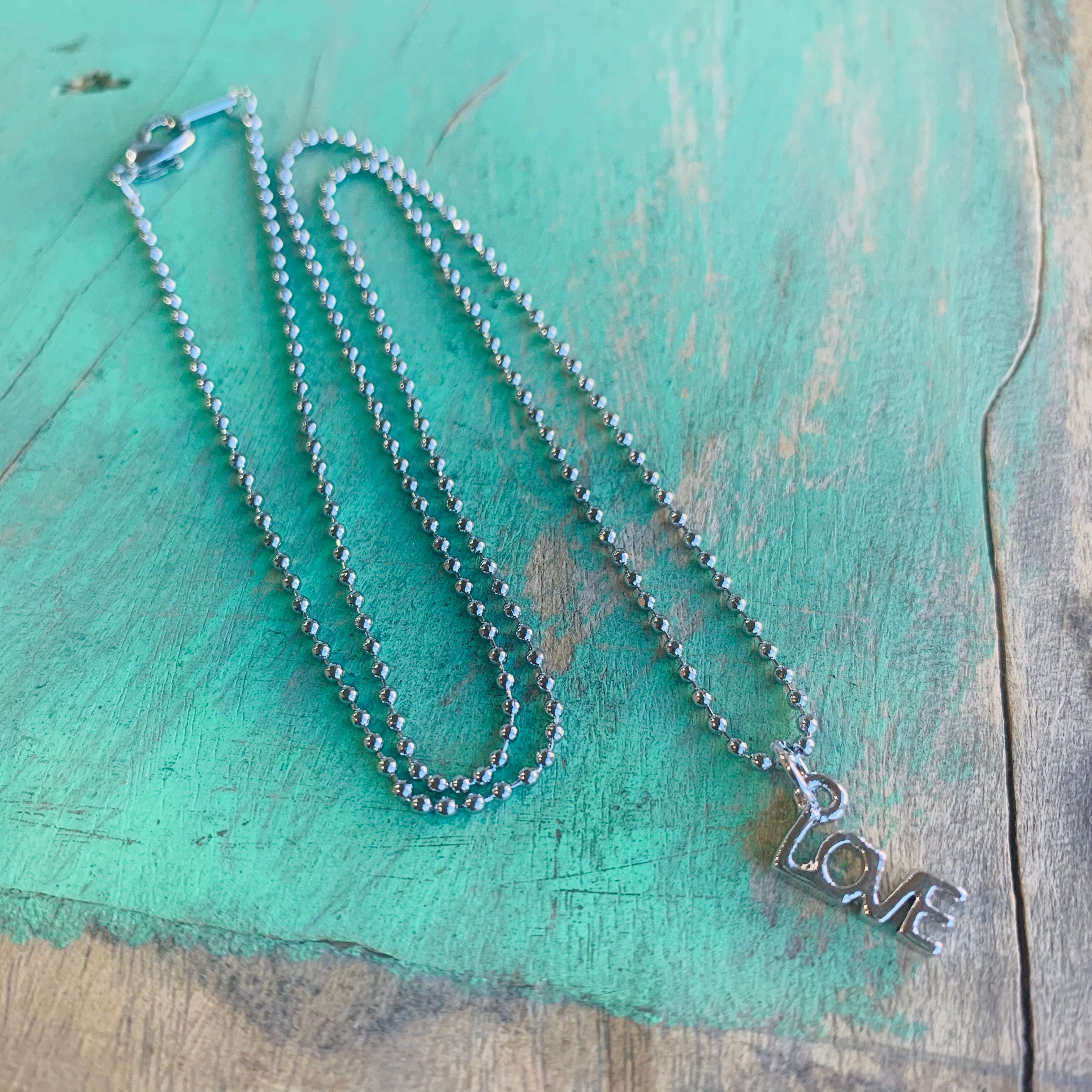 Simple Love Electroplated Necklace