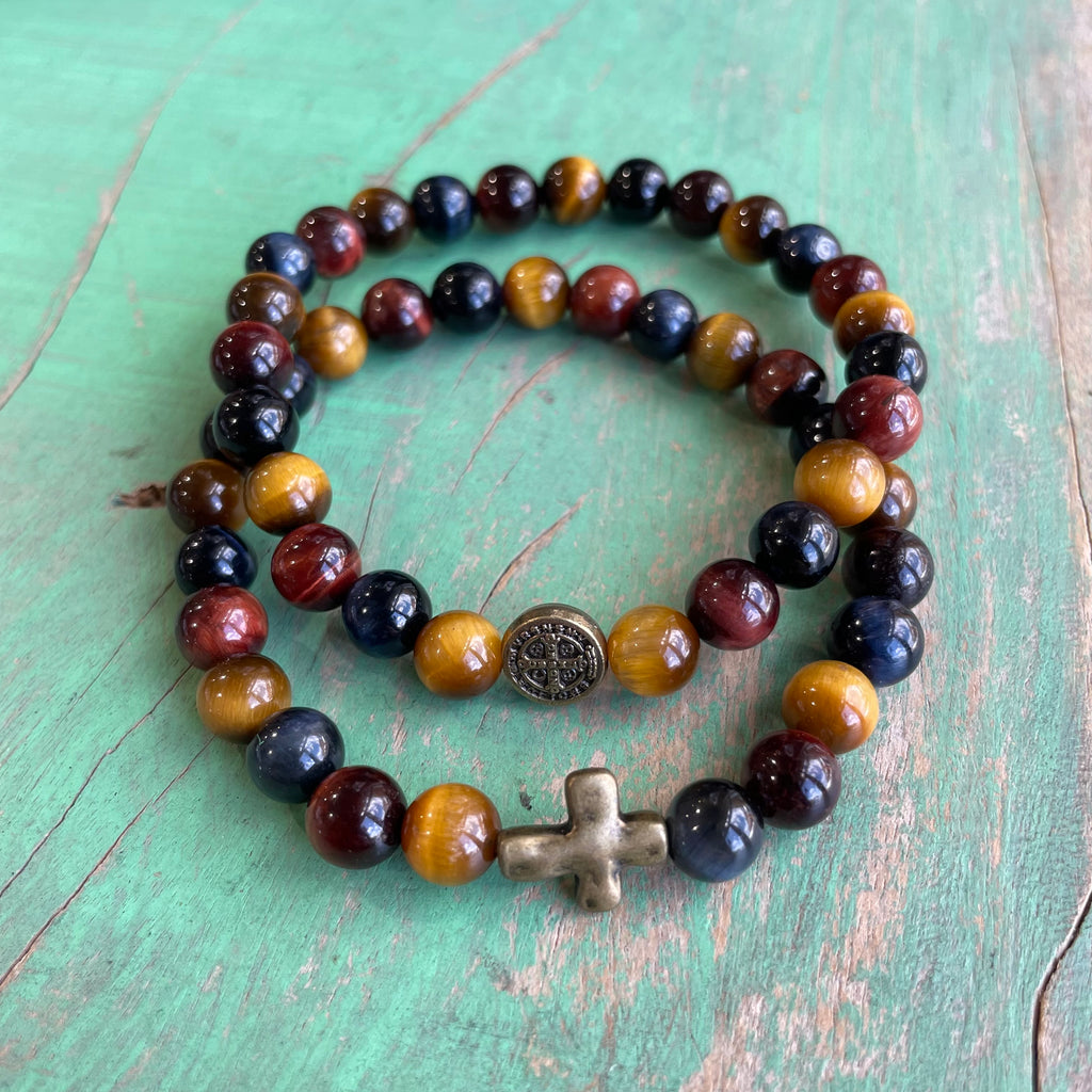 Tiger Eye Faith Bracelet