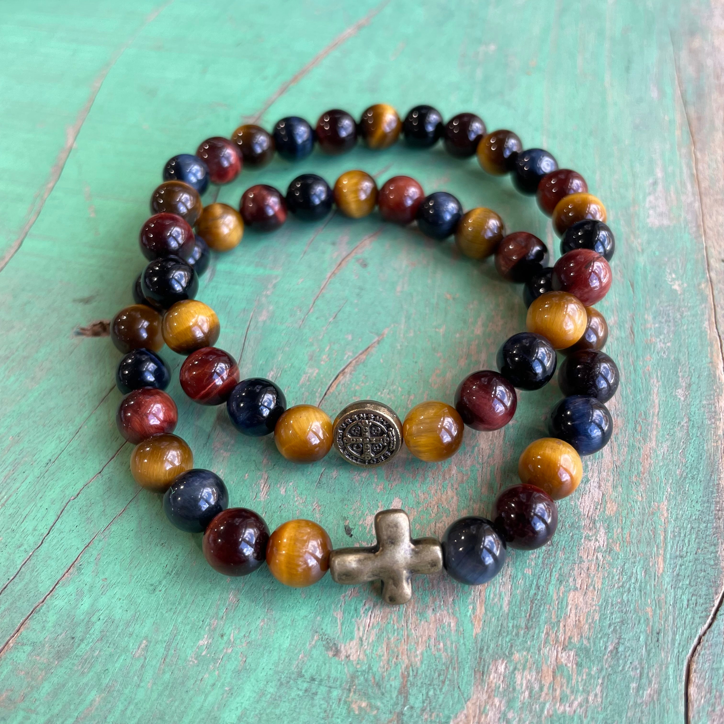 Tiger Eye Faith Bracelet