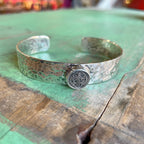 Small St Benedict Hammered Cuff