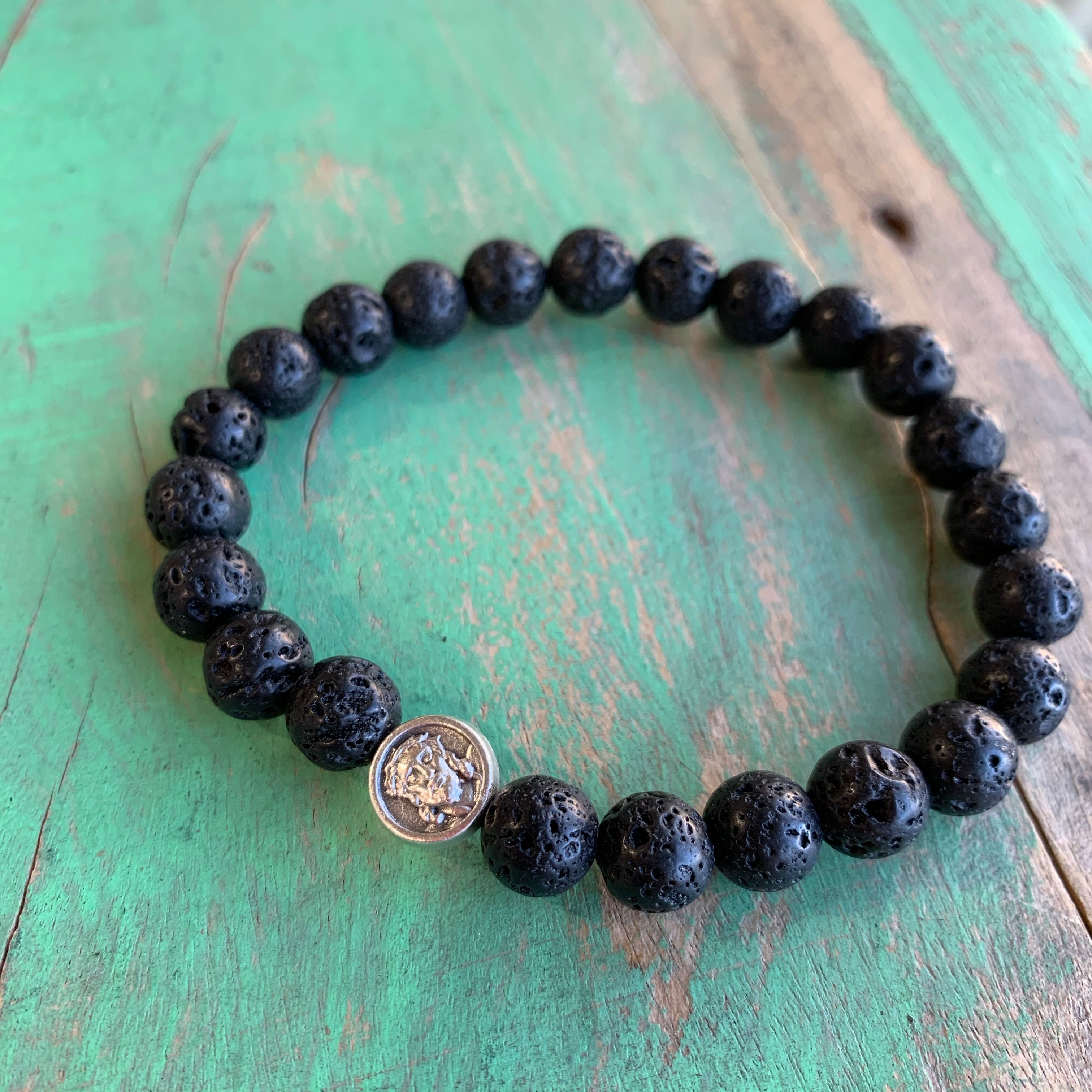 La Sangre De Cristo Lava Bracelet