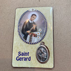 Healing Saints Prayer Cards with Medals