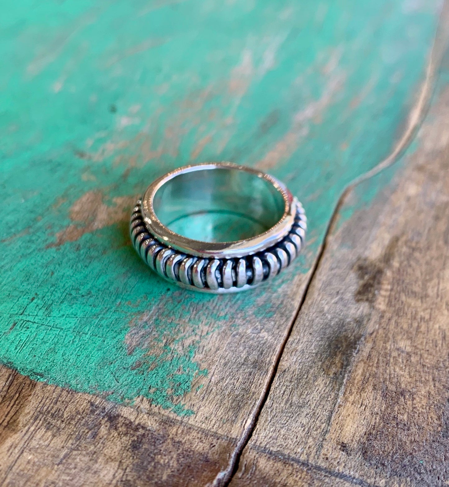 Coiled Spinner Ring