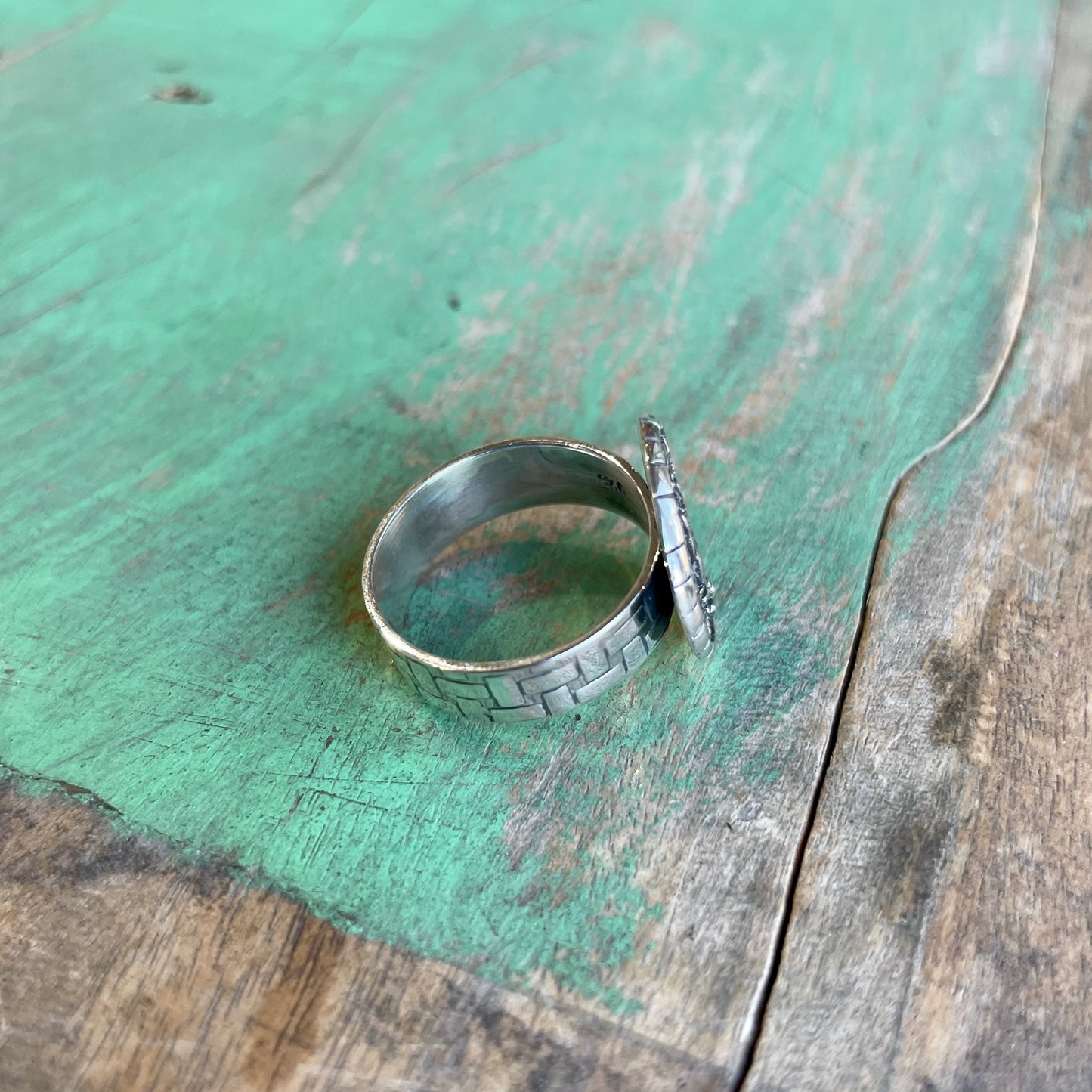 Small Round Virgencita Pendant and Ring