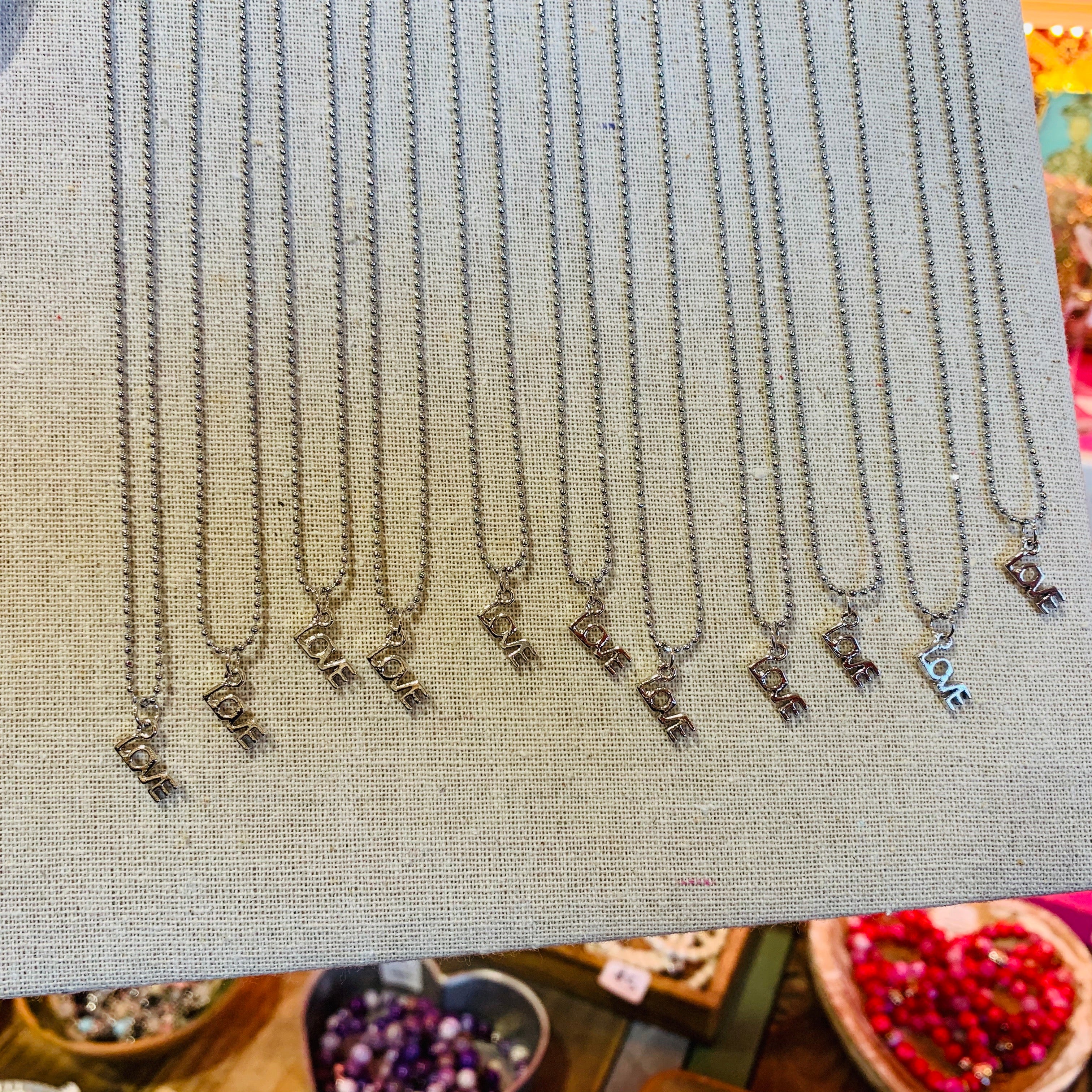 Simple Love Electroplated Necklace