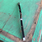 Leather and Stainless Steel Crucifix Bracelet