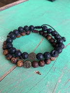 Bronze St Benedict Adjustable Bracelet