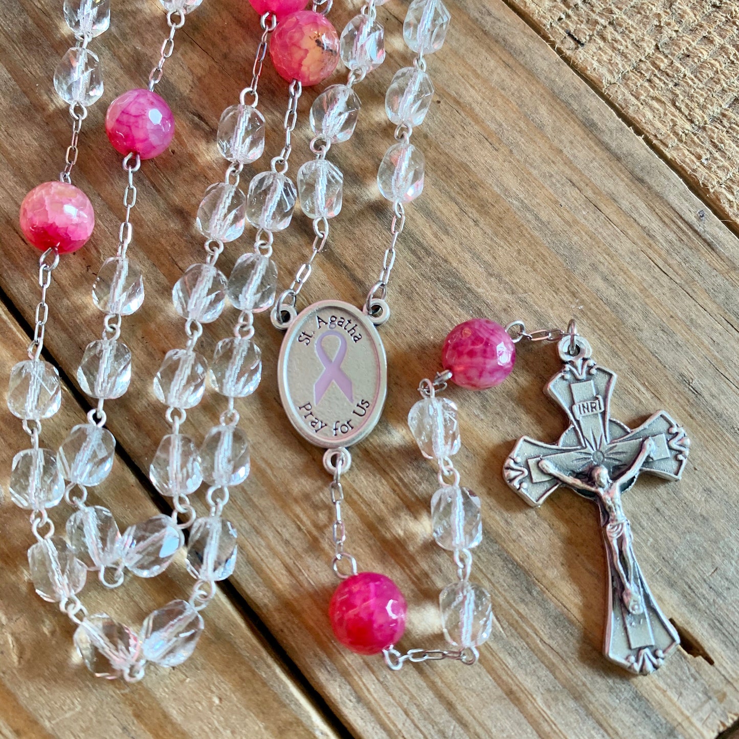 St Agatha Breast Cancer Awareness Rosary