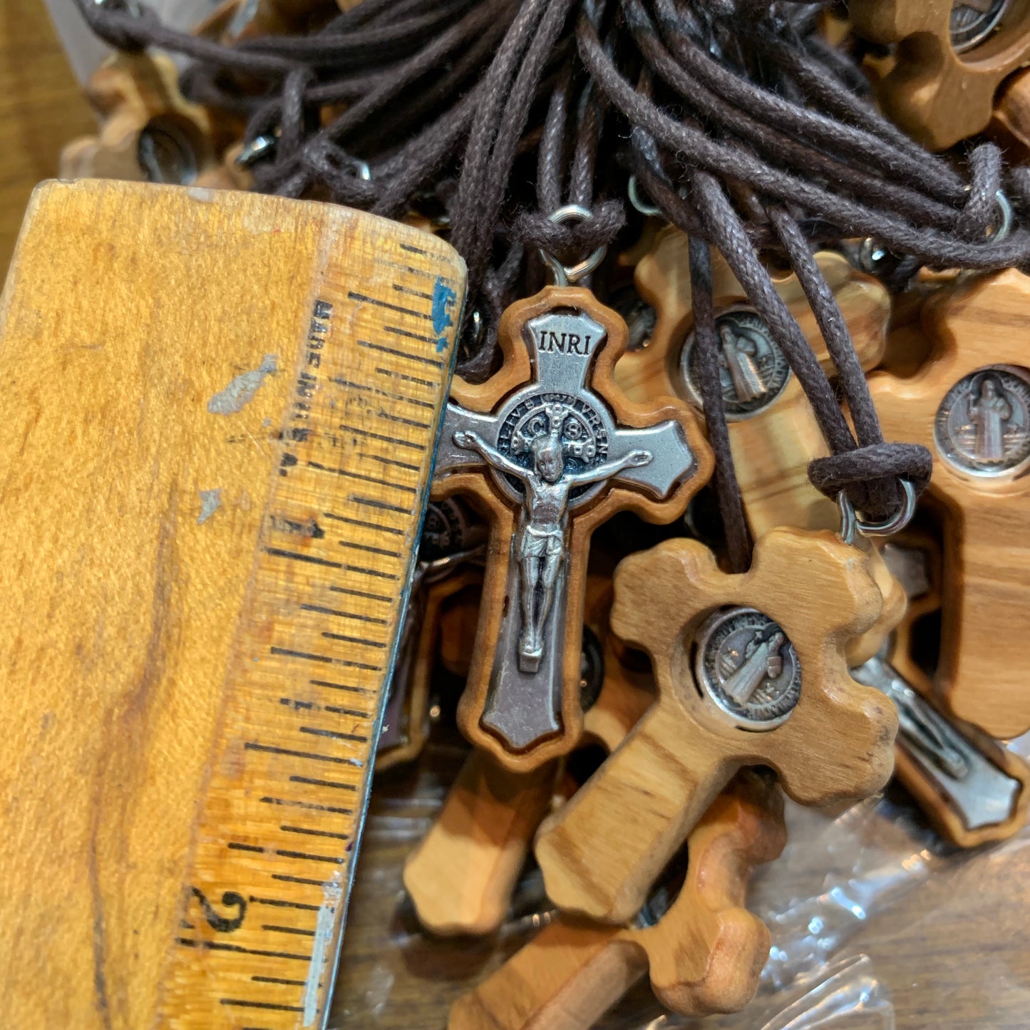 Olive Wood Cord Necklaces