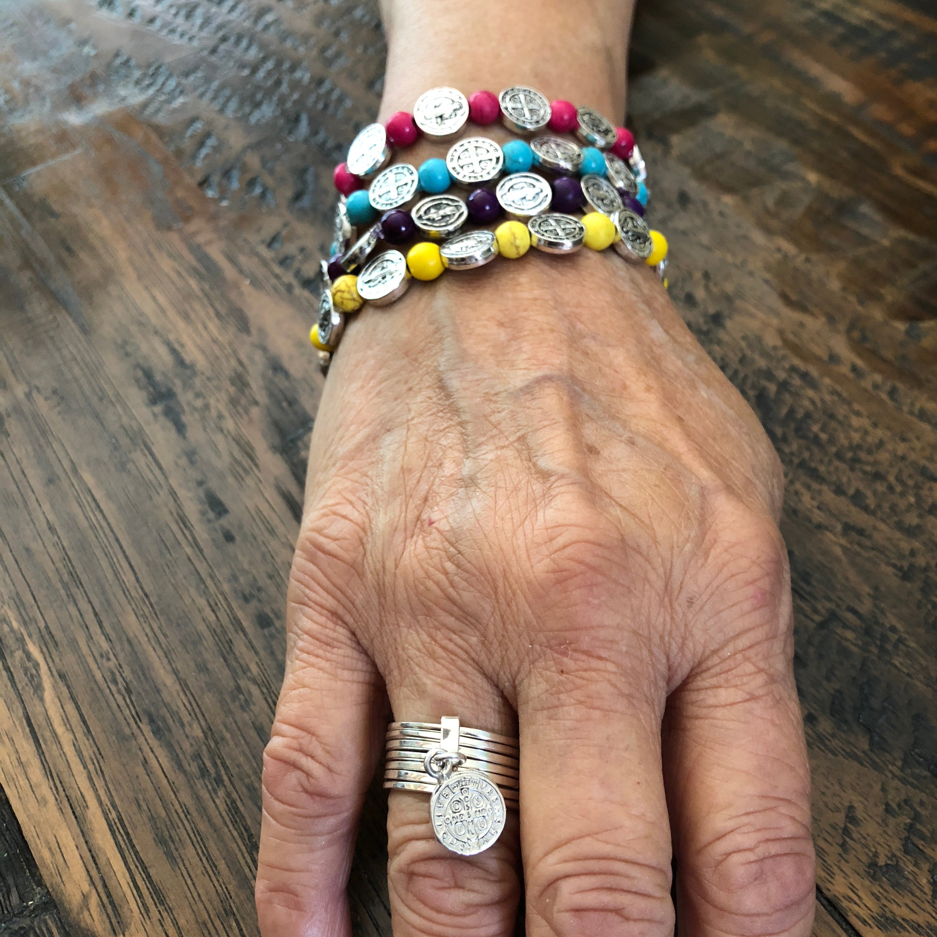 Round Bead Blessings Bracelet