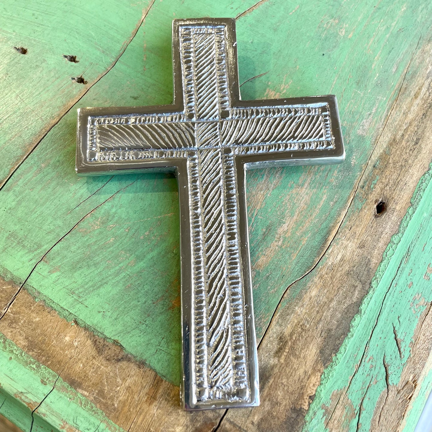 Simple Pewter Cross