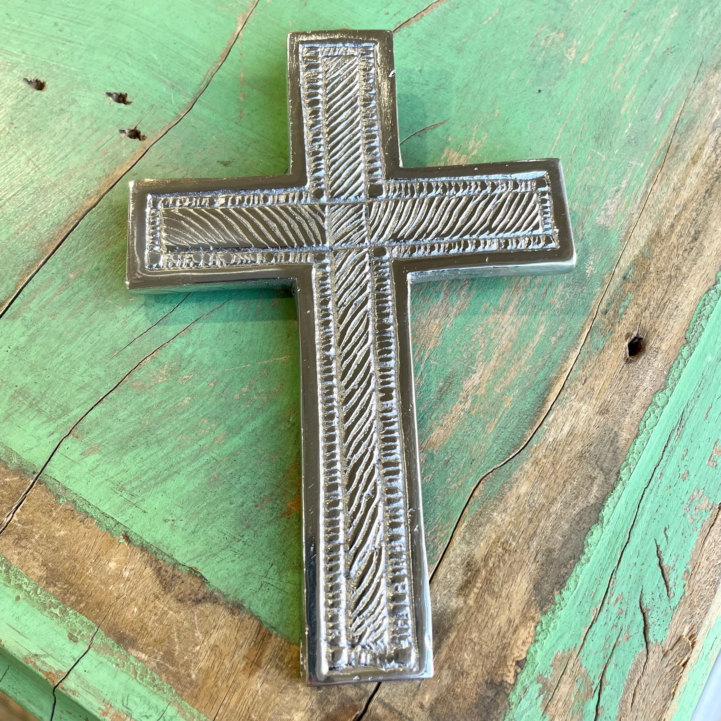 Simple Pewter Cross