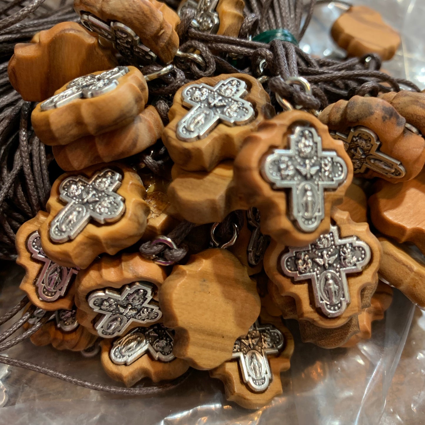 Olive Wood Cord Necklaces