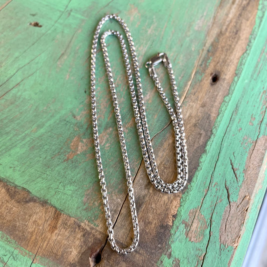 Sterling Silver 2.5mm Box Chain