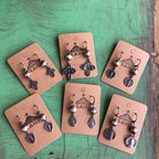 Capped Pearl Earrings