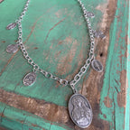 Long Saint Charm Necklace