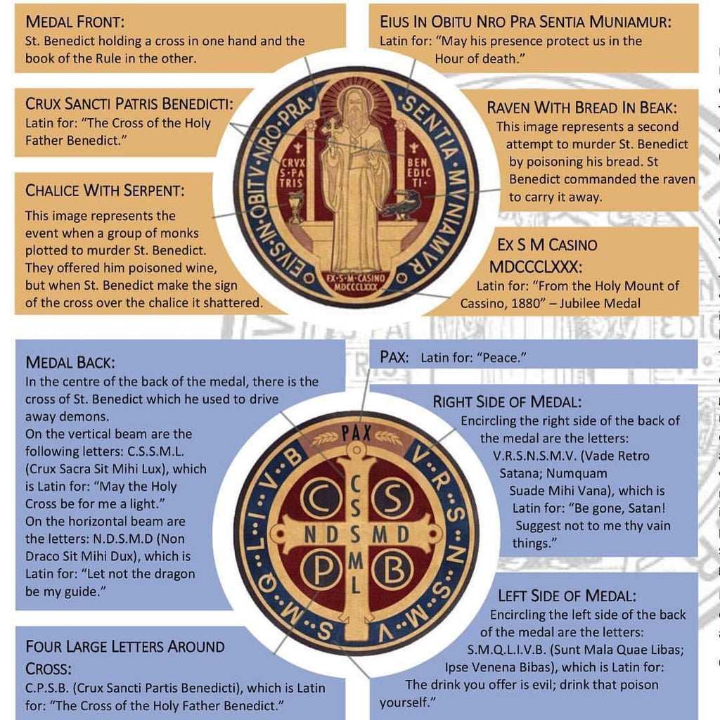 St Benedict Square Cross Car Blessing