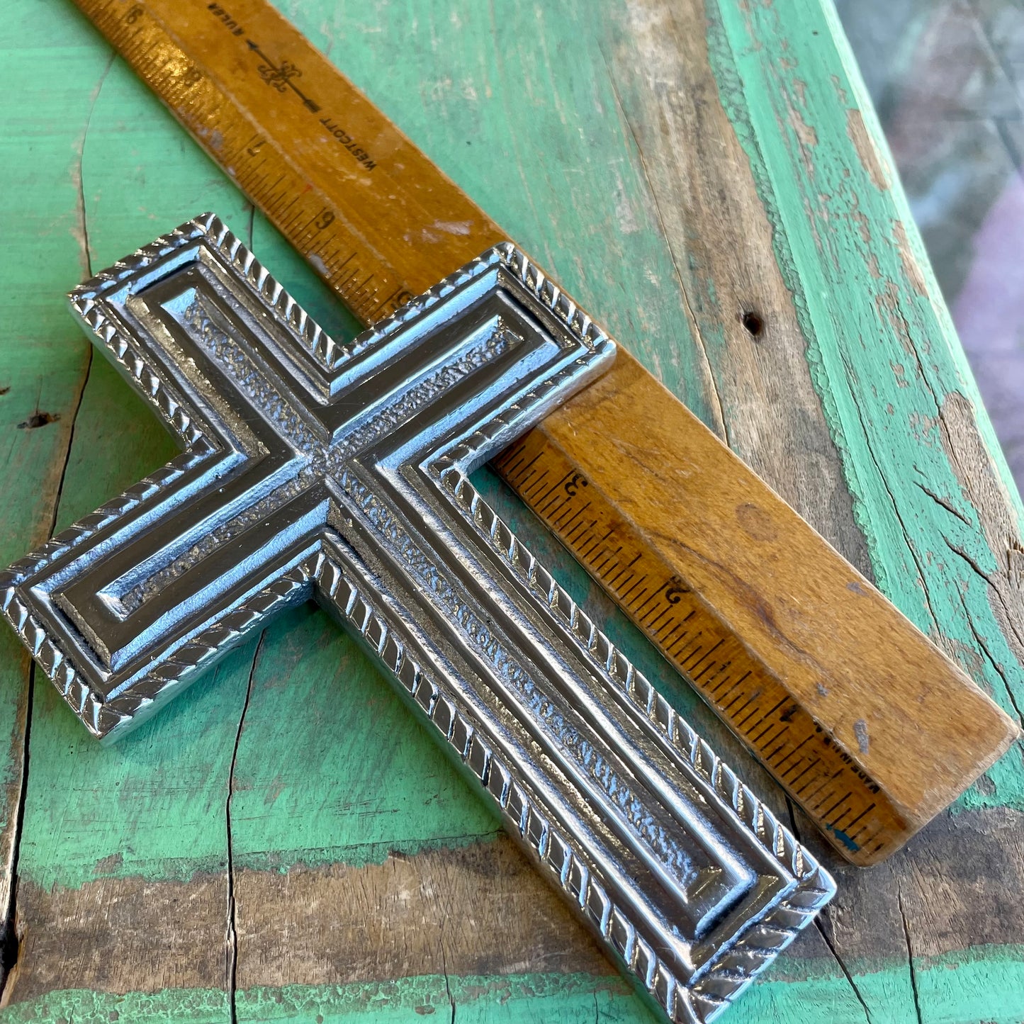 Simple Pewter Cross