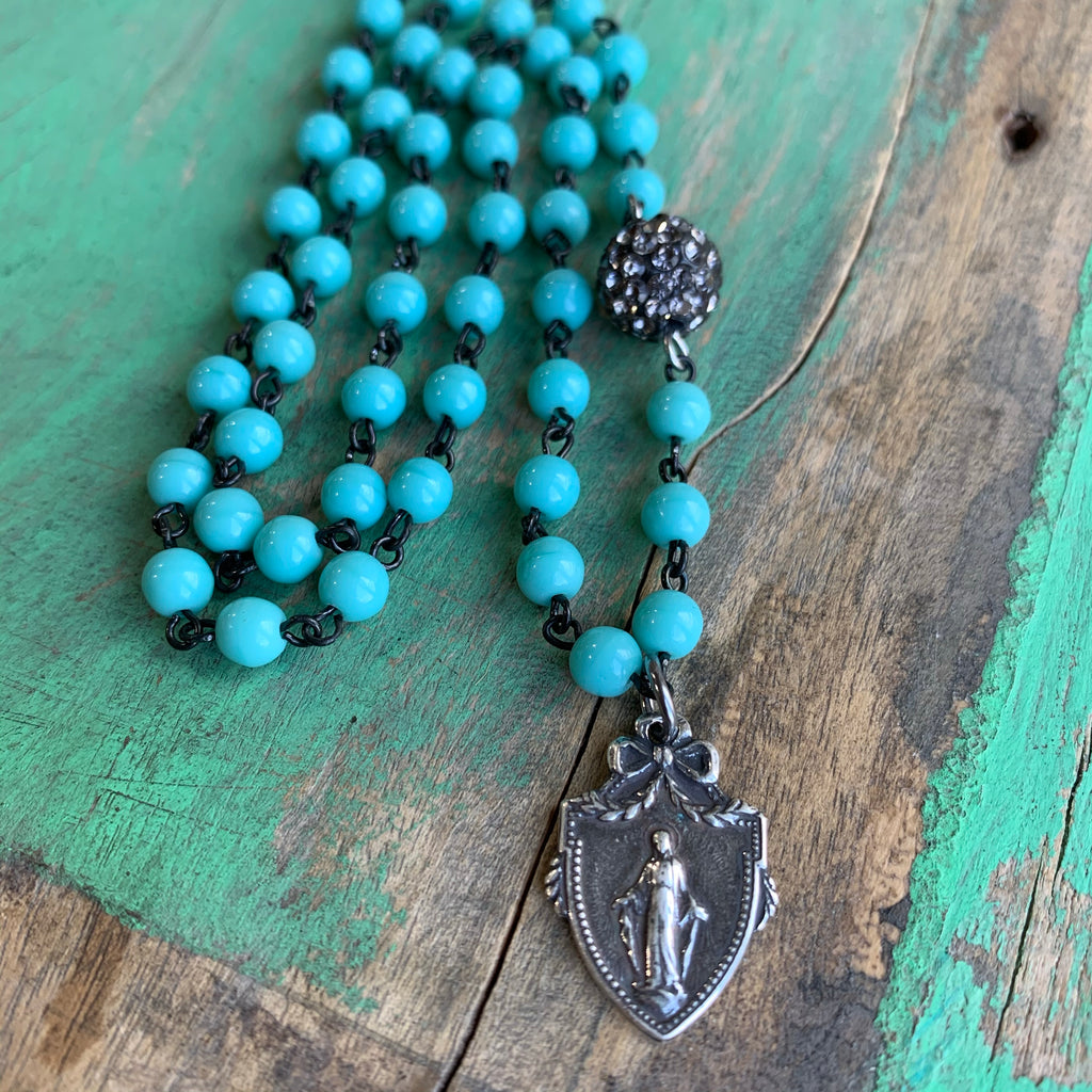 Turquoise Pave Faith Collection