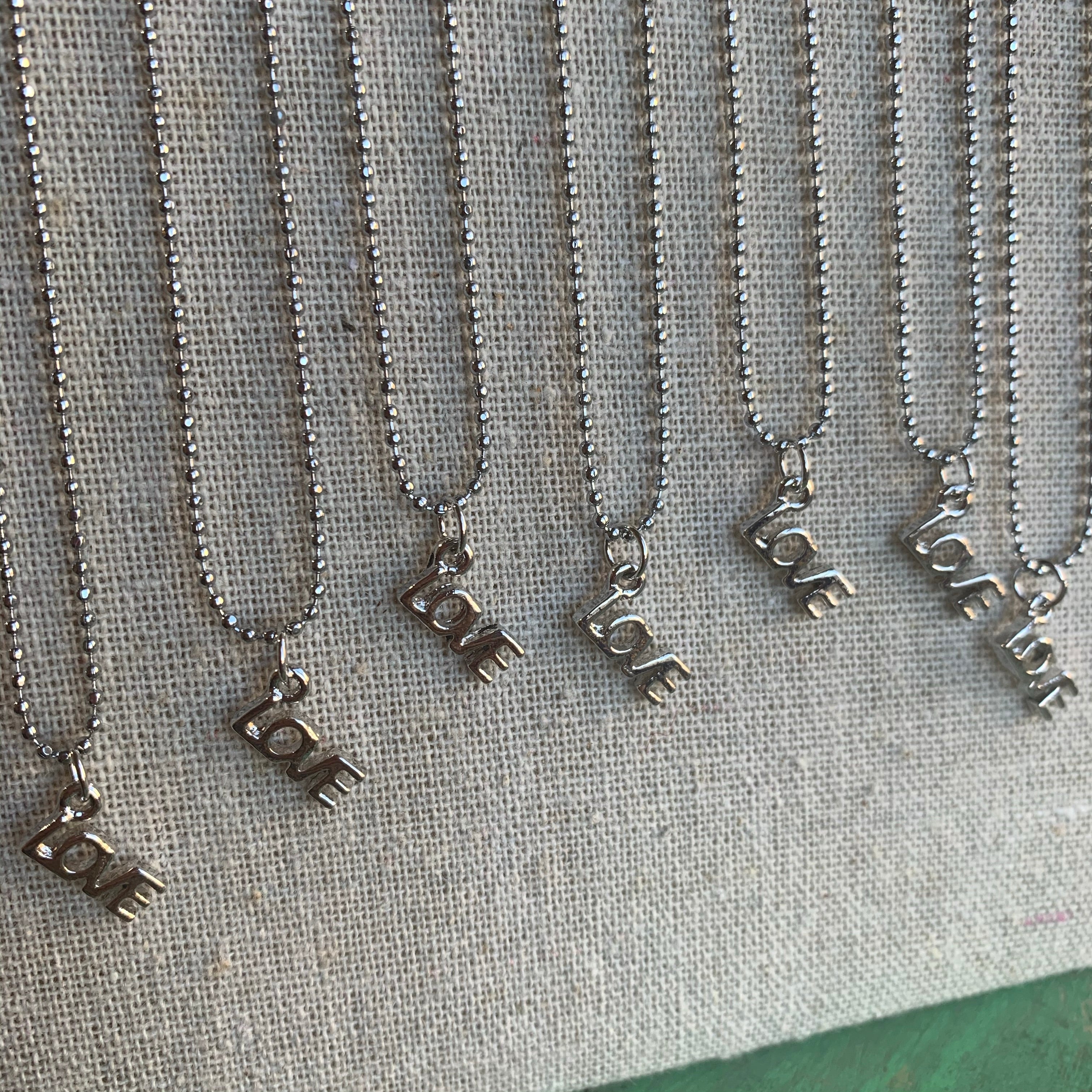 Simple Love Electroplated Necklace
