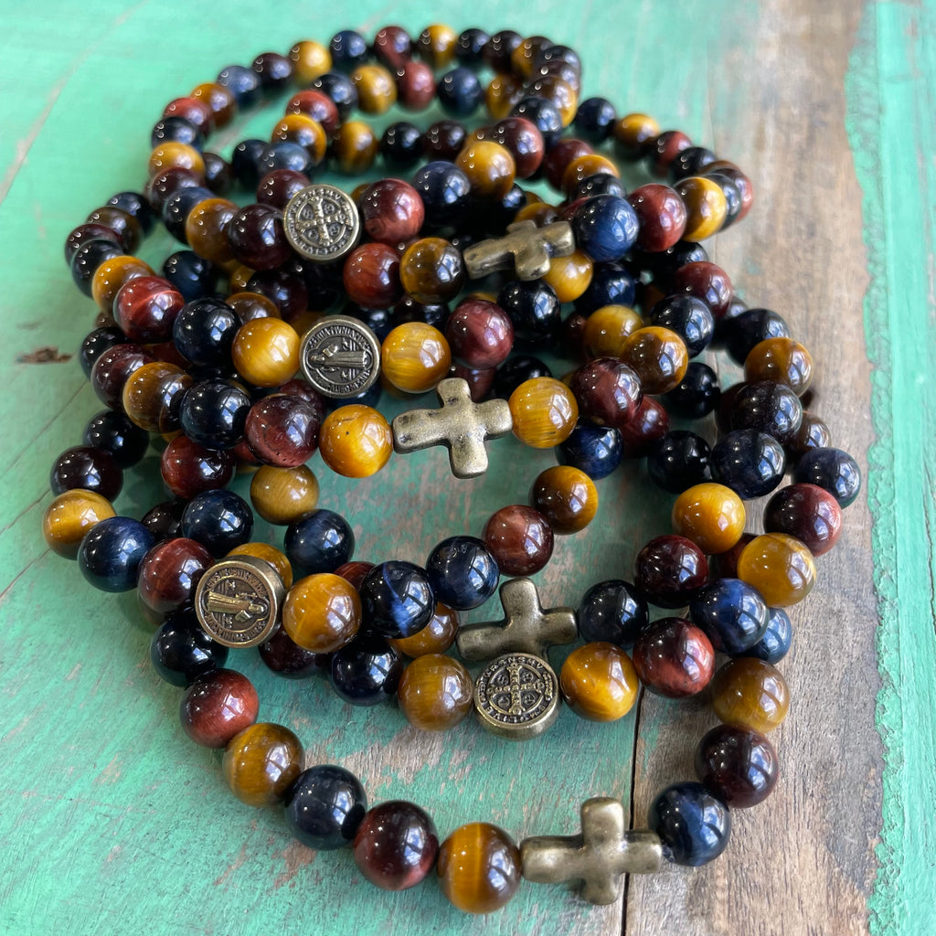 Tiger Eye Faith Bracelet