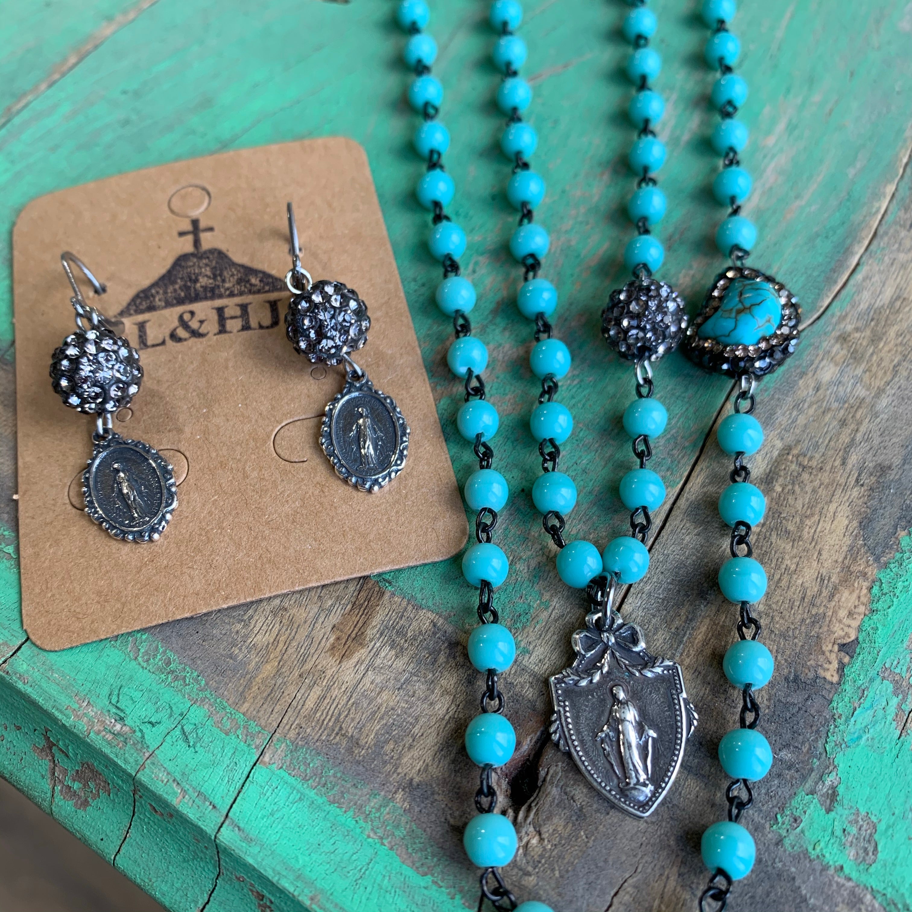 Turquoise Pave Faith Collection