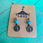 Miraculous Medal Turquoise Set