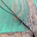 Faith Cross Necklace and Earrings