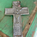 Holy Spirit Pewter Cross