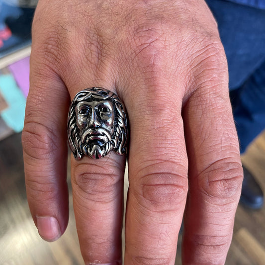 Face of Jesus Ring