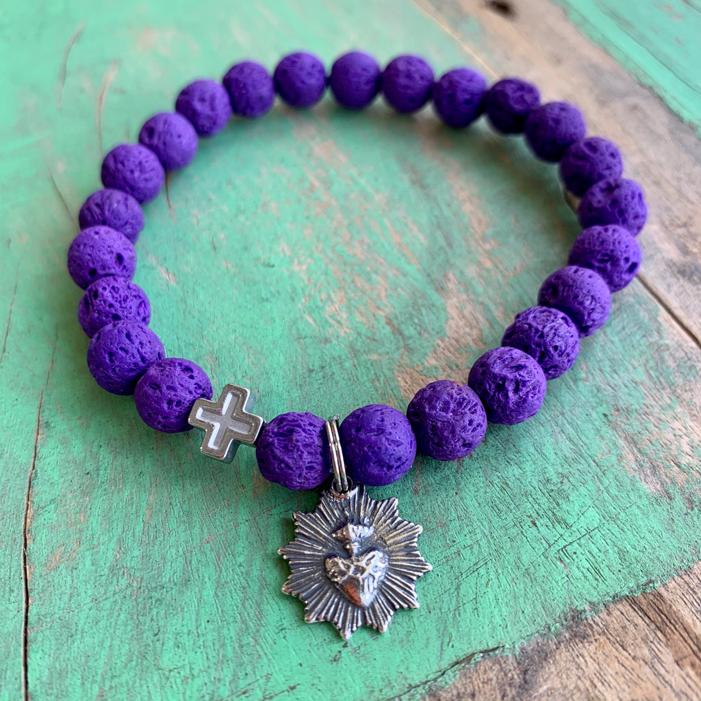 Purple Starburst Bracelet
