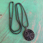 Gunmetal St Benedict Ball Chain