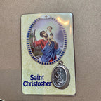 Healing Saints Prayer Cards with Medals