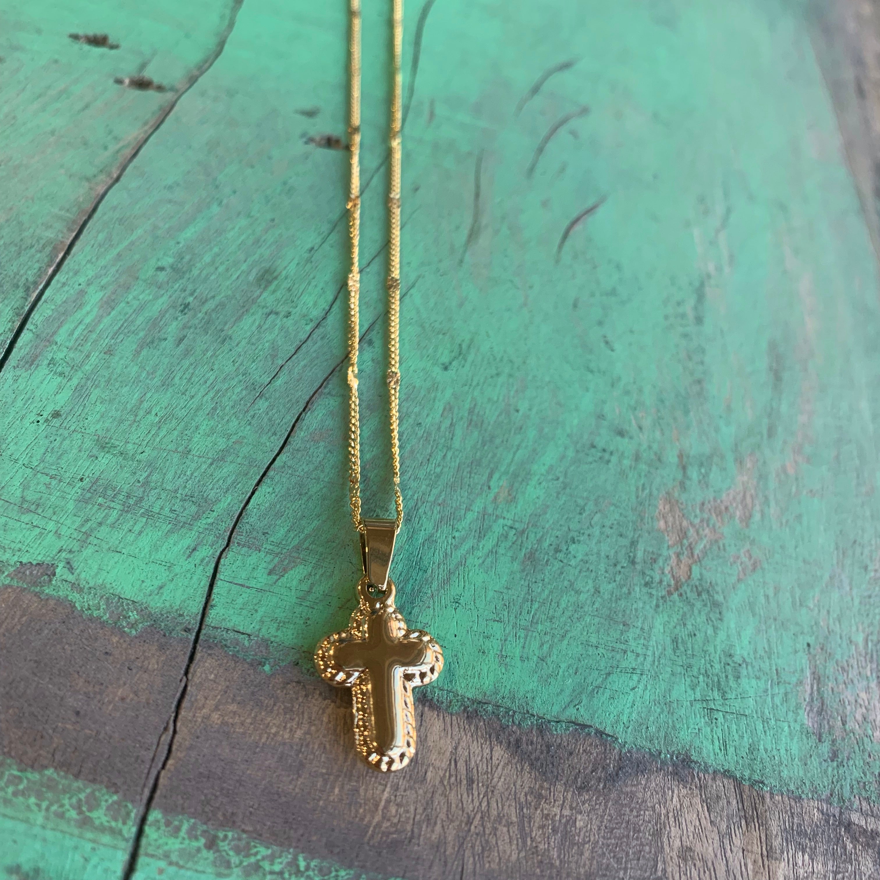 Gold Faith Necklace