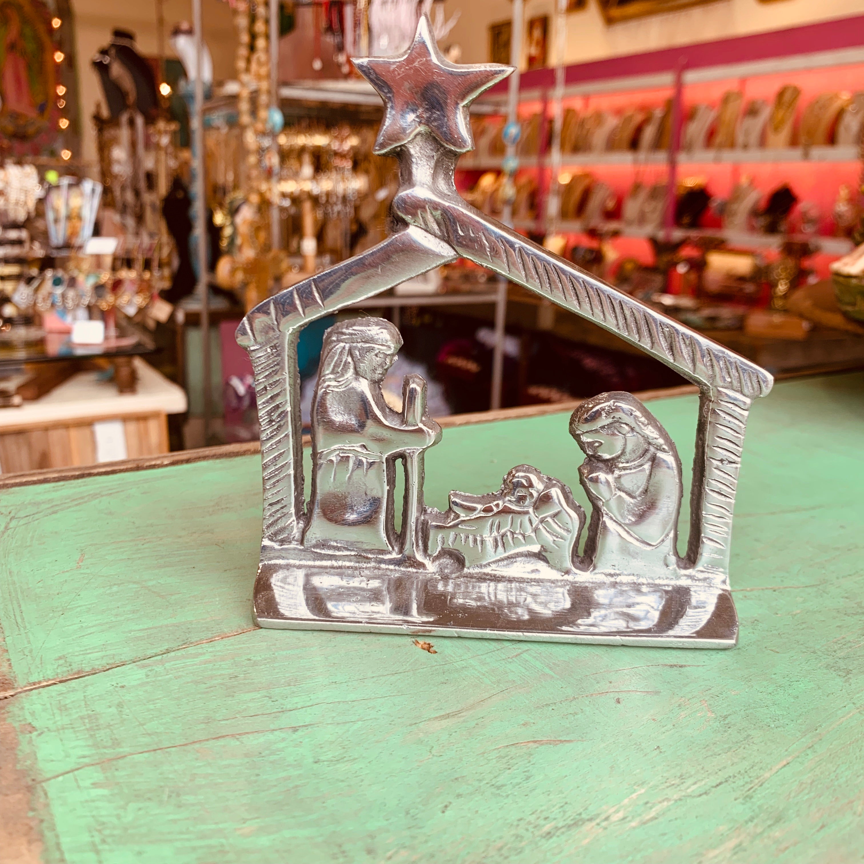 Pewter Nativity